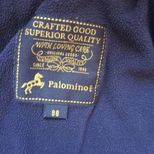 Palominot Jacket with Flowers 98cm like new, blue multicolor