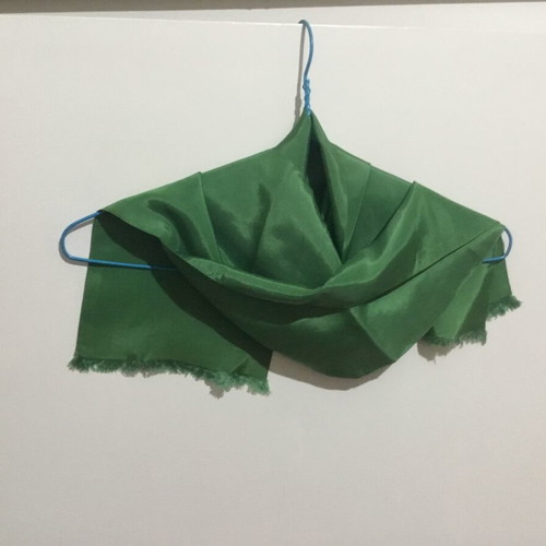 Scarf used green long 1.20x0.20
