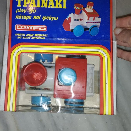 Play-go mechanical train toy new in box