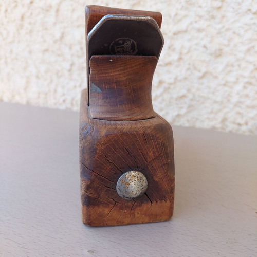 Wooden plane used, antique woodworking tool