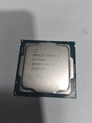 Intel Core i5-7400T processor used, 2.40GHz, LGA1151 socket