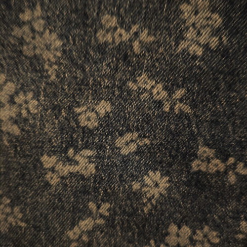 Mango denim jeans with floral pattern like new, blue