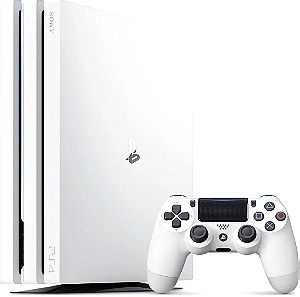PS4 Pro Λευκό με ένα Χειριστήριο