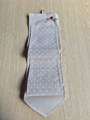 Toilet Paper Holder elegant in beige, new, for two rolls