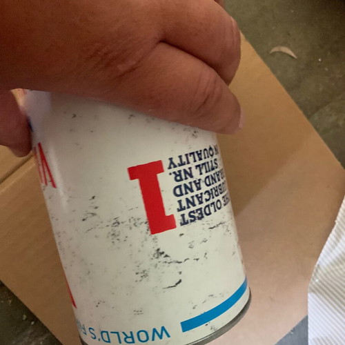 Valvoline Synguard metal 2lt with vintage box and shirt gift