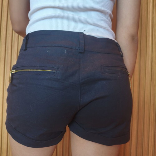 Shorts like new, low rise, blue, size L