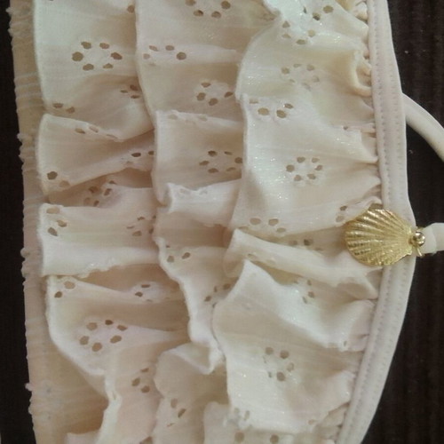 Girls' swimsuit used 110-116 cm white H&M