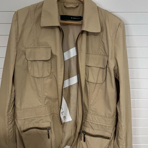 Spring jacket like new, size L, beige