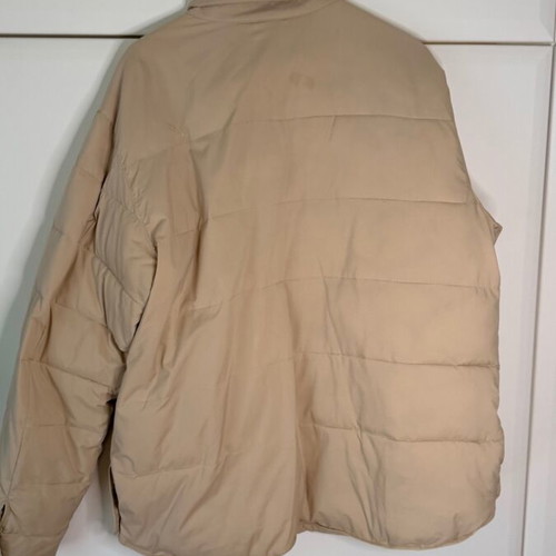 Zara XL beige men's jacket used, quilted light spring jacket