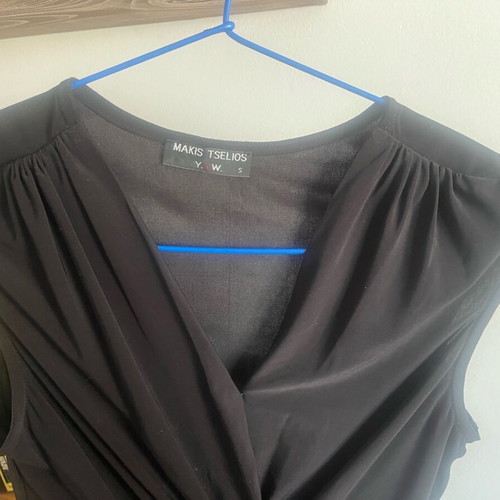 Makis Tselios women's blouse like new, black, size S
