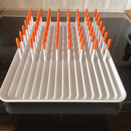 Oxo bottle and baby feeding accessories drying rack like new