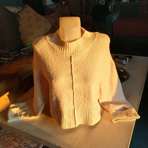 Funky Buddha oversized beige pullover size M like new