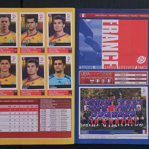 Panini EURO 2008 Austria-Switzerland album used, 100% complete