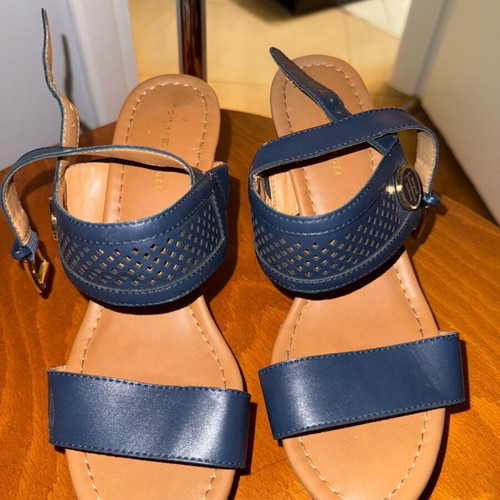 Tommy Hilfiger platform shoes like new, size 38, blue and brown