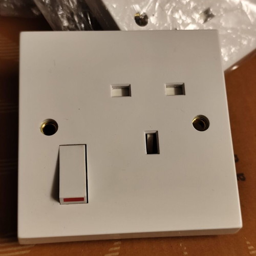 SVG single flush sockets white new, set of 6 pieces