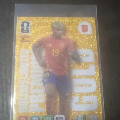 Lamine Yamal Limited Edition Premium Gold FIFA World Cup 2026 Card