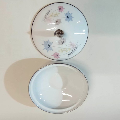 Porcelain fondue pot Furstenberg Germany in excellent condition