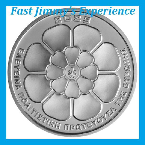 Official Silver Proof Coin 6 Euro Elefsina 2023 new