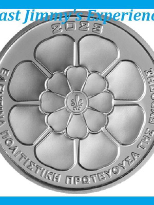 Official Silver Proof Coin 6 Euro Elefsina 2023 new