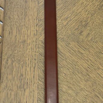 Leather belt used with gold details Genny made in Italy