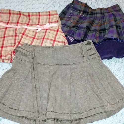 Children's skirts used for ages 10-12, Benetton and Evita