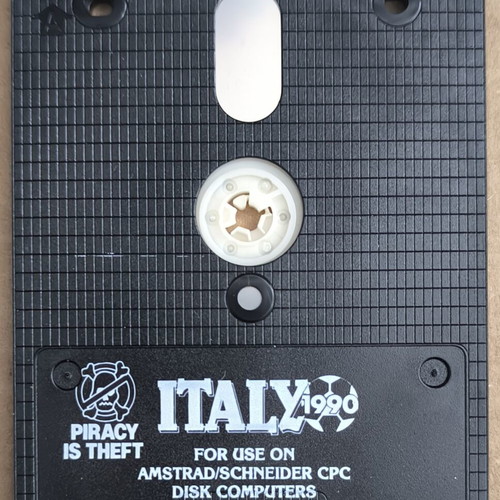 Italy 1990 (US Gold) Amstrad Disk used