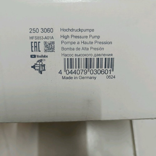 Volkswagen Hitachi high-pressure fuel pump like new, made in Germany