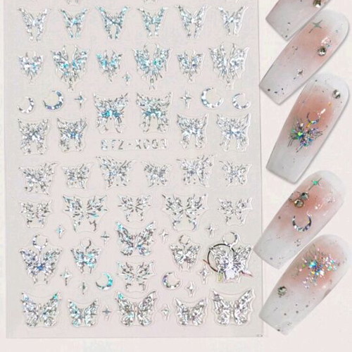 Nail stickers like new with storage book