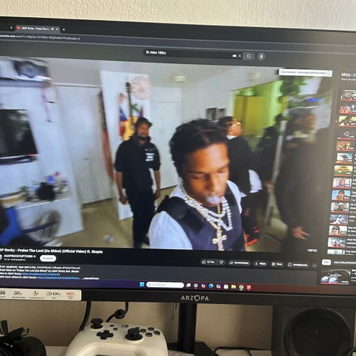 LG 23MP68VQ-P 23" IPS FHD Monitor used, ideal for gaming and work