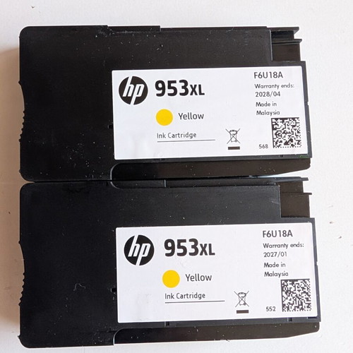 HP 953 XL Ink Cartridges Pack of 6, new