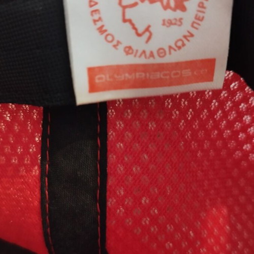 Arena white cap and Olympiakos red cap set