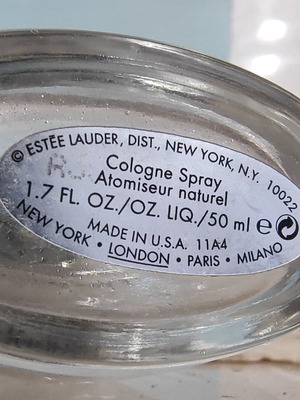 Άδειο μπουκάλι κολώνιας Estée Lauder Pleasures 50ml
