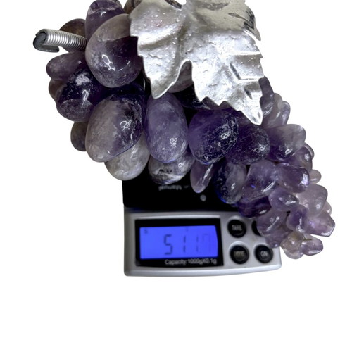 Amethyst Handmade Decorative Grape Cluster 510g