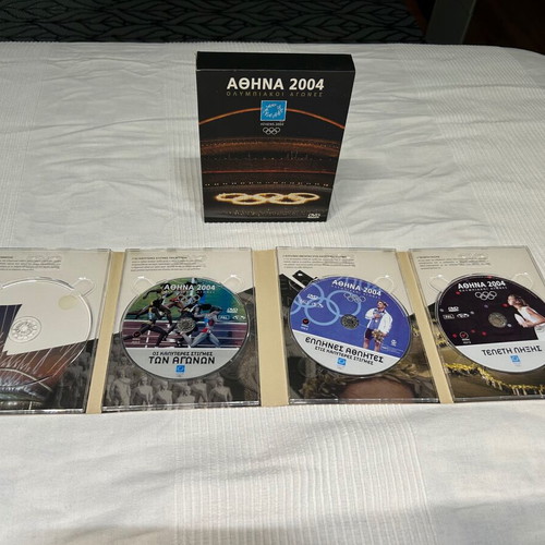 Athens 2004 Olympic Games DVD box set like new, missing one disc