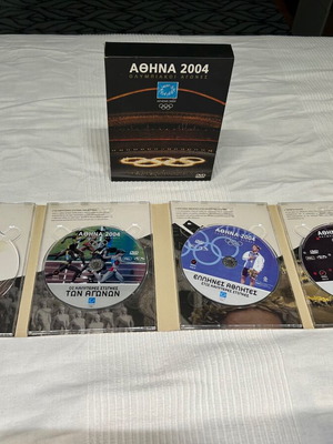 Athens 2004 Olympic Games DVD box set like new, missing one disc