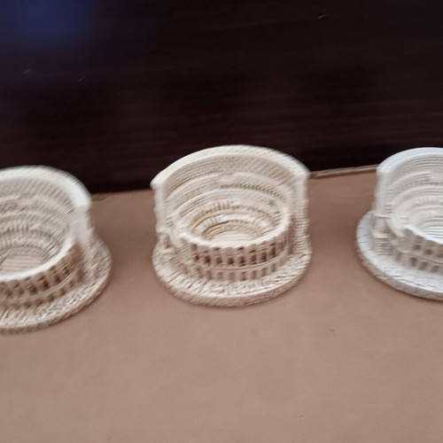 Colosseum decorative set from Rome, like new, pack of 3