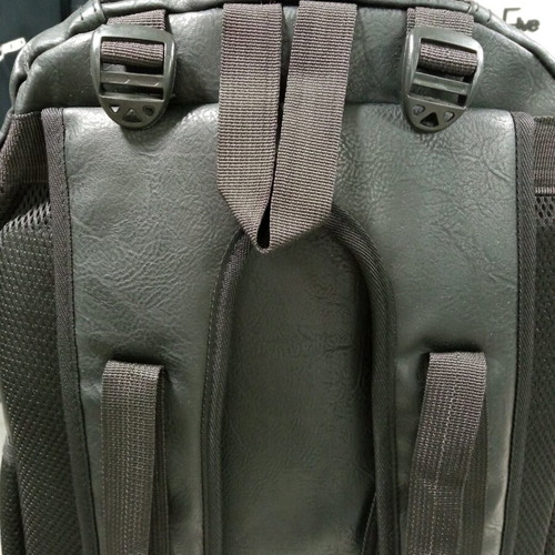 Backpack new synthetic leather black