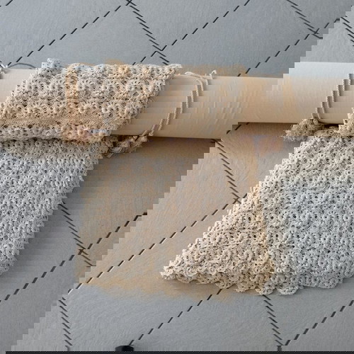 Χειροποίητο Κουβερλί Προίκας καινούργιο, τέχνη βελονάκι