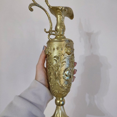 Amphora used, old decorative item 33cm and 39.5cm high