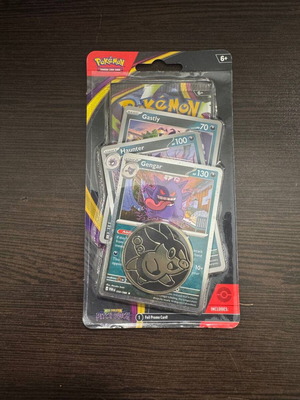 Pokemon Pitch Black Gengar blister pack