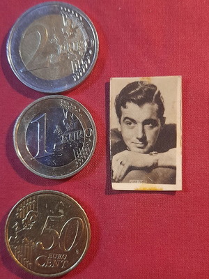 John Payne vintage cigarette advertising card, collectible