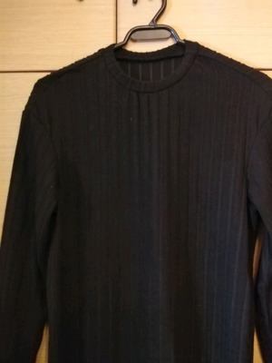 Shein black midi basic dress like new, size Small-Medium