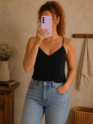 Women's black top (S)