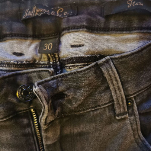 Staff Jeans Dorothy Black Denim Flare Pants Like New Size 30