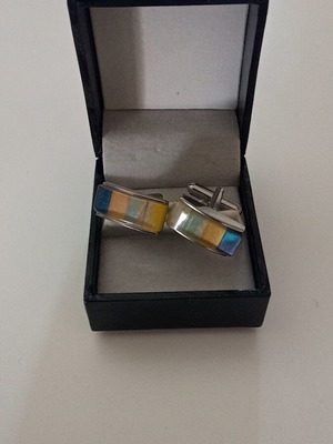 Zara cufflinks like new, multicolored