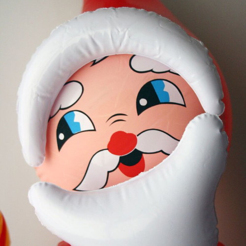 Vintage 80's Large Inflatable Santa Claus 112cm New