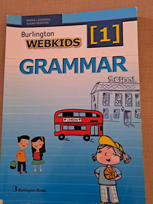Βιβλία εκμάθησης αγγλικών Burlington Webkids Grammar μεταχειρισμένα, 2 τεμάχια