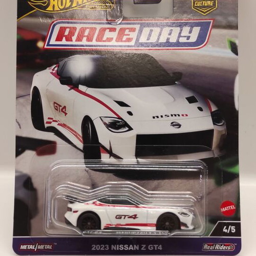 Hotwheels 2023 Nissan Z GT4 new, Premium Car Culture Race Day