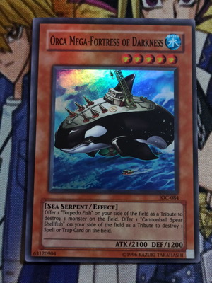Orca Mega Fortress Whale Effect Monster κάρτα Yu-Gi-Oh! σαν καινούργιο