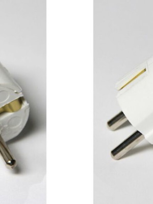 Schuko power plug, angle K-10